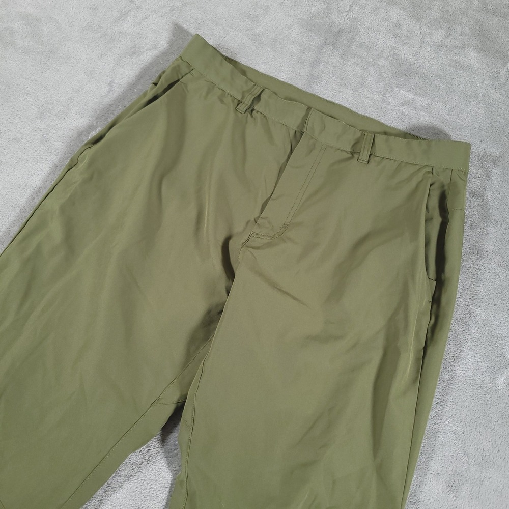 Fabletics The Only Pant Mens 33x33 Green Stretch Water Resistant Performance